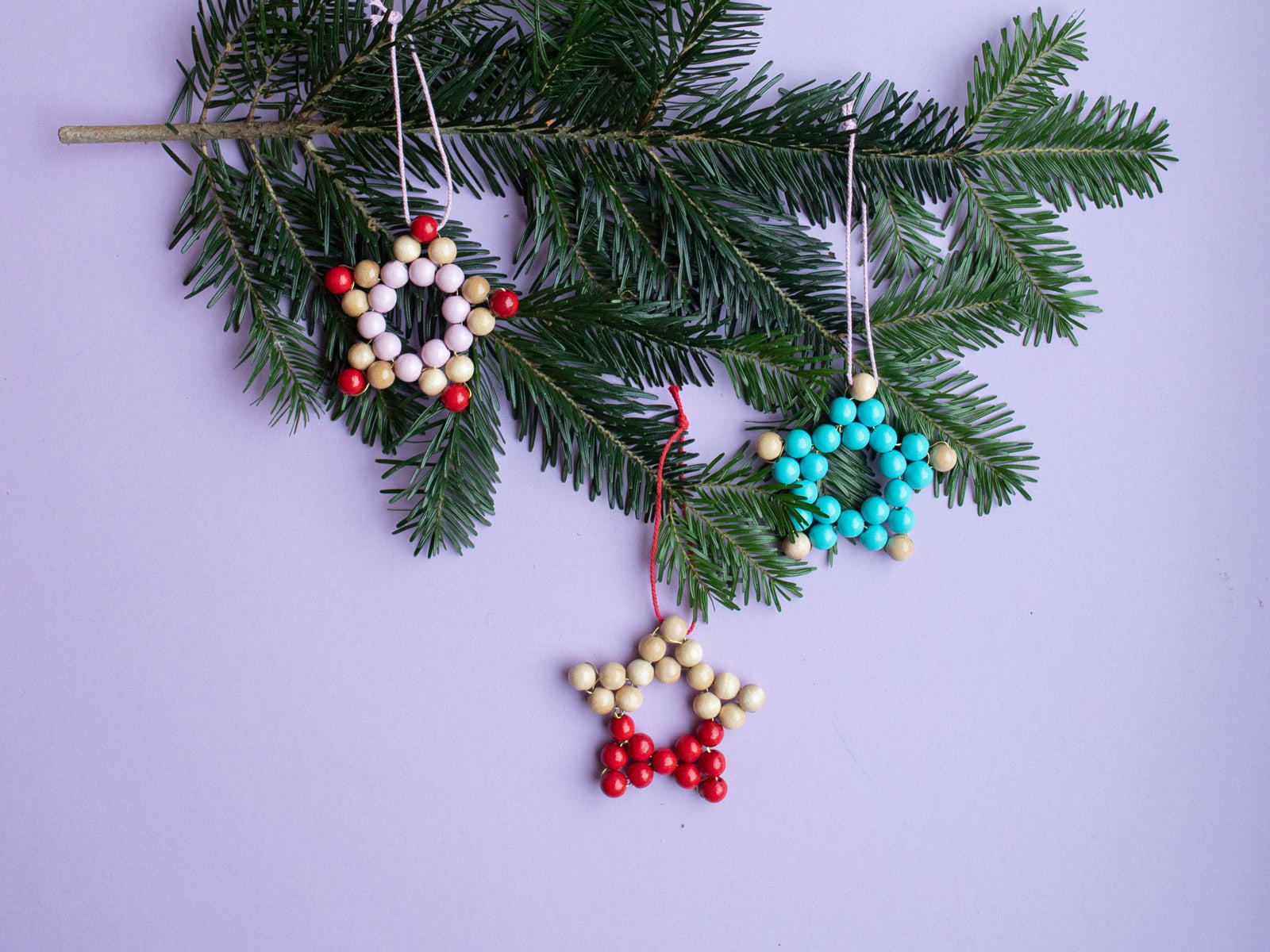Kleine Prints Christbaumsterne DIY
