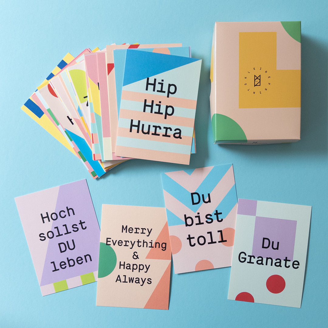 Kartenset 50 Grußkarten für alle Fälle