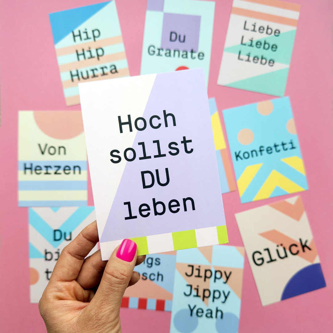 Kartenset GEBURTSTAGSPOST