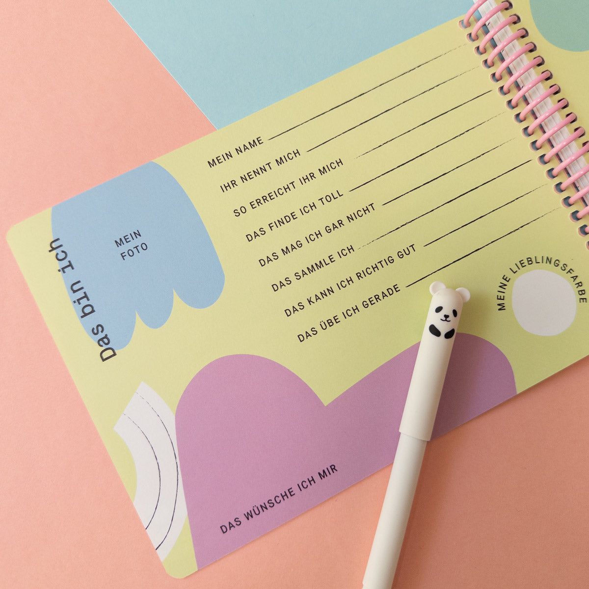 Design Freundebuch mit buntem Cover — Kleine Prints