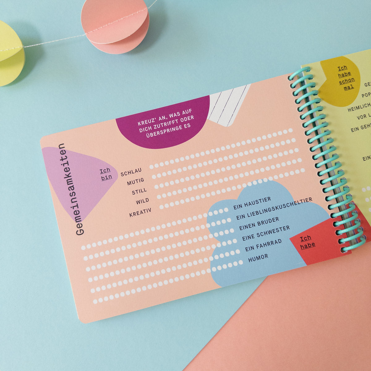 Design Freundebuch für Kita und Grundschule — Kleine Prints