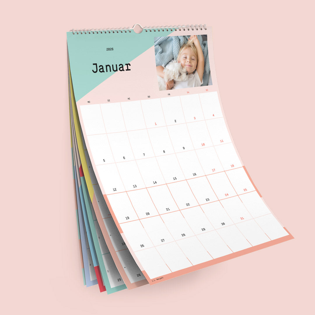 Familienkalender mit Fotos Bild 1