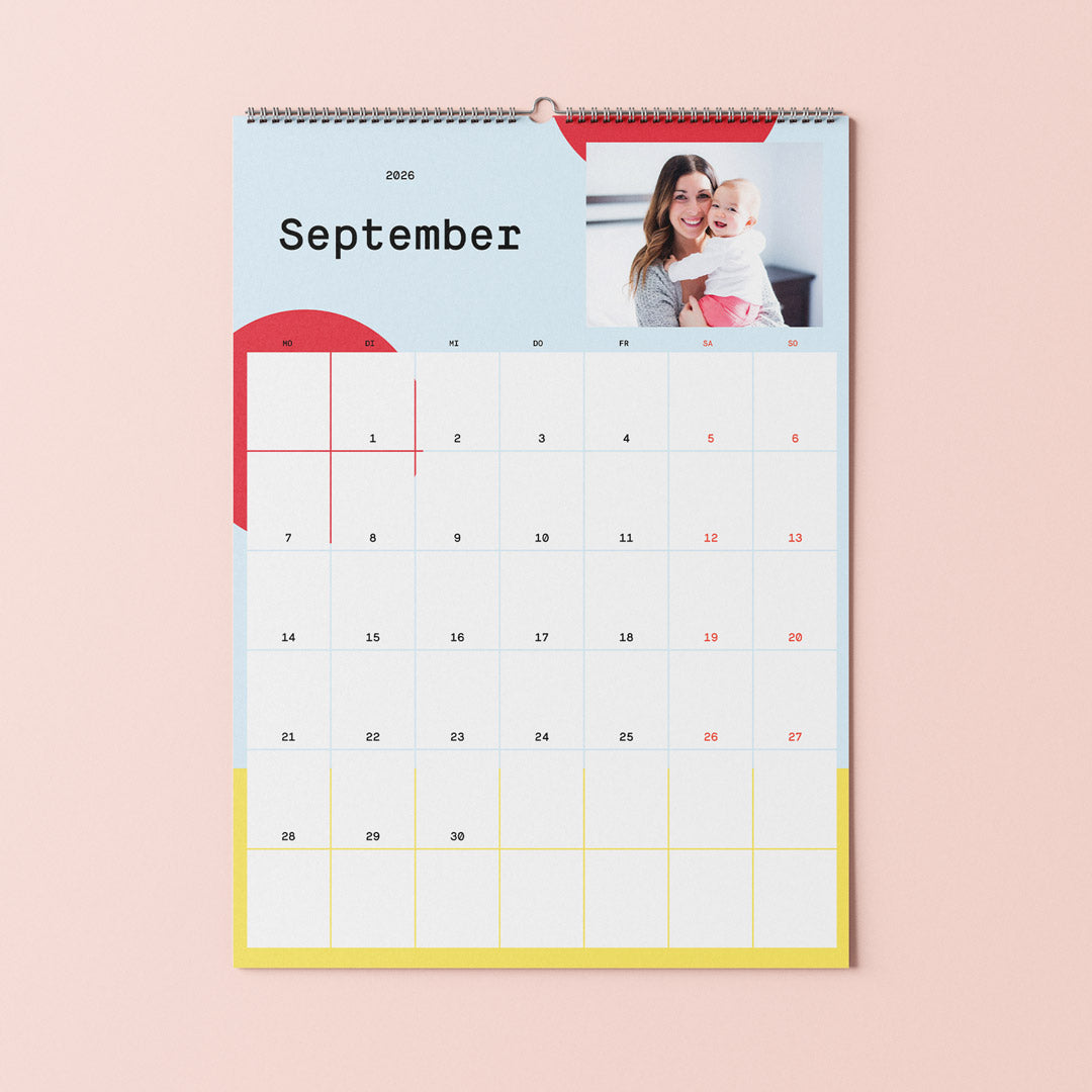 Familienkalender mit Fotos