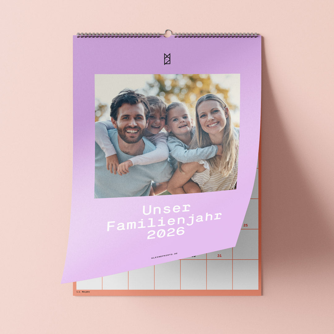 Familienkalender mit Fotos