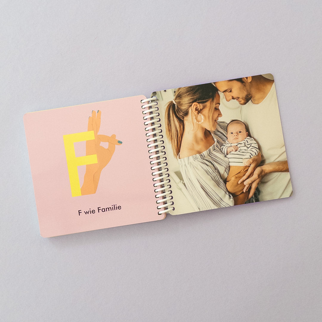 Fotobuch für Kinder Lieblingsstück-Edition "Gebärden" x talking hands