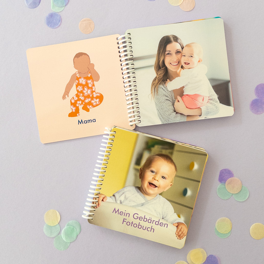 Fotobuch für Kinder Lieblingsstück-Edition "Gebärden" x talking hands