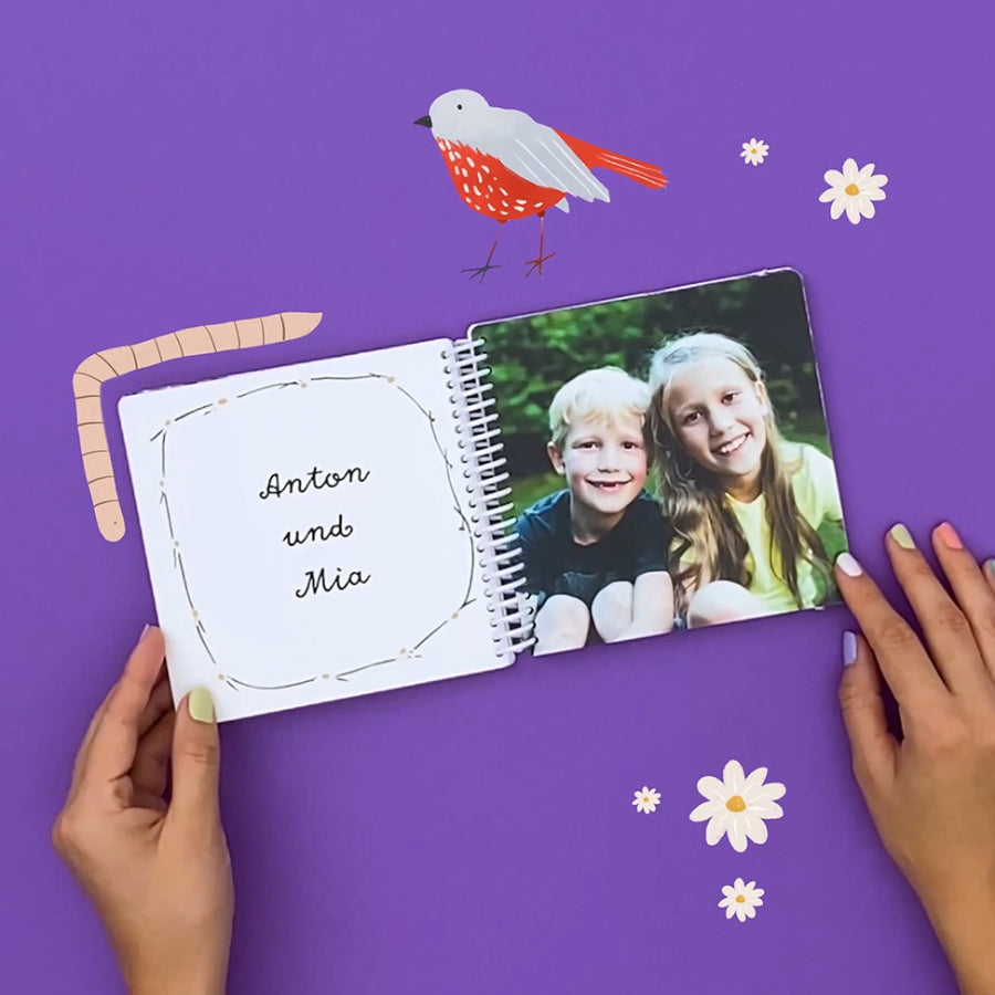 Fotobuch für Kinder Lieblingsstück-Edition "Im Garten"