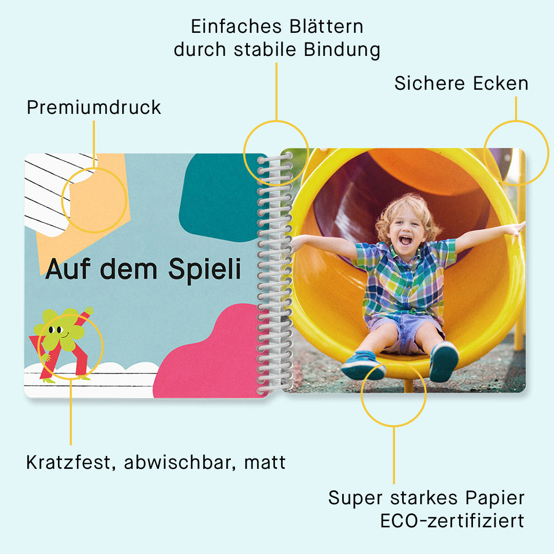 Fotobuch für Kinder Lieblingsstück-Edition "Funky Friends"