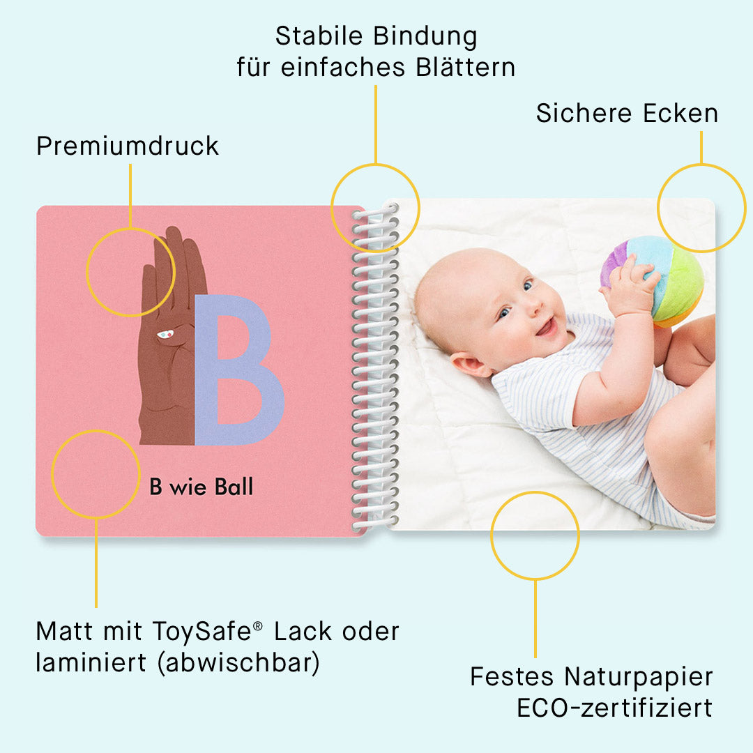 Fotobuch für Kinder Lieblingsstück-Edition "Gebärden" x talking hands