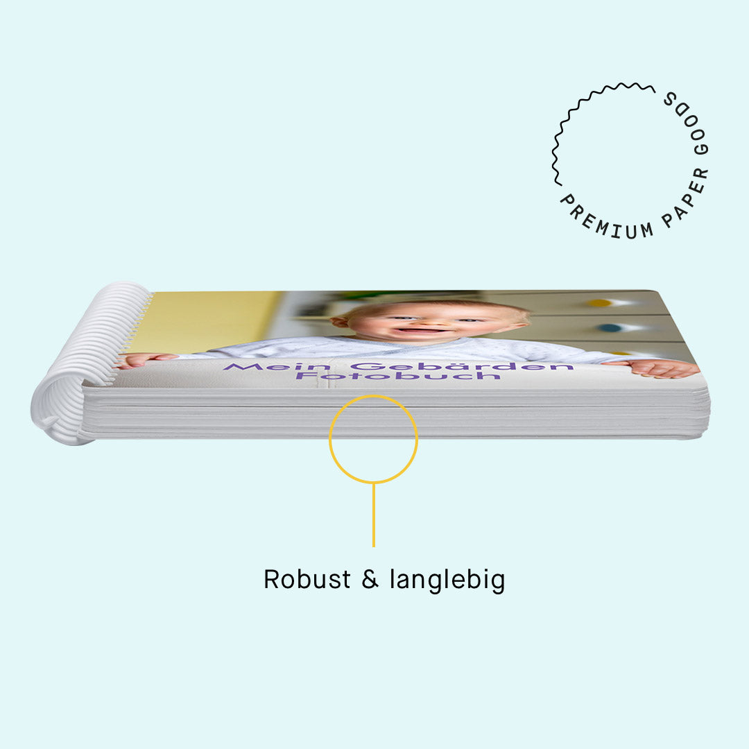Fotobuch für Kinder Lieblingsstück-Edition "Gebärden" x talking hands
