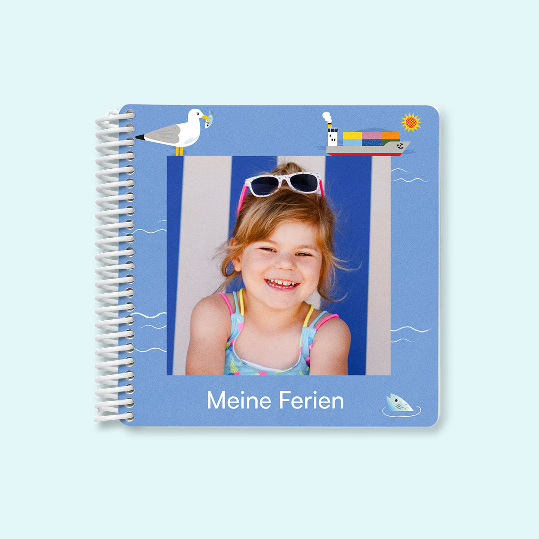 Fotobuch für Kinder "An der See" im maritimen Design — Kleine Prints