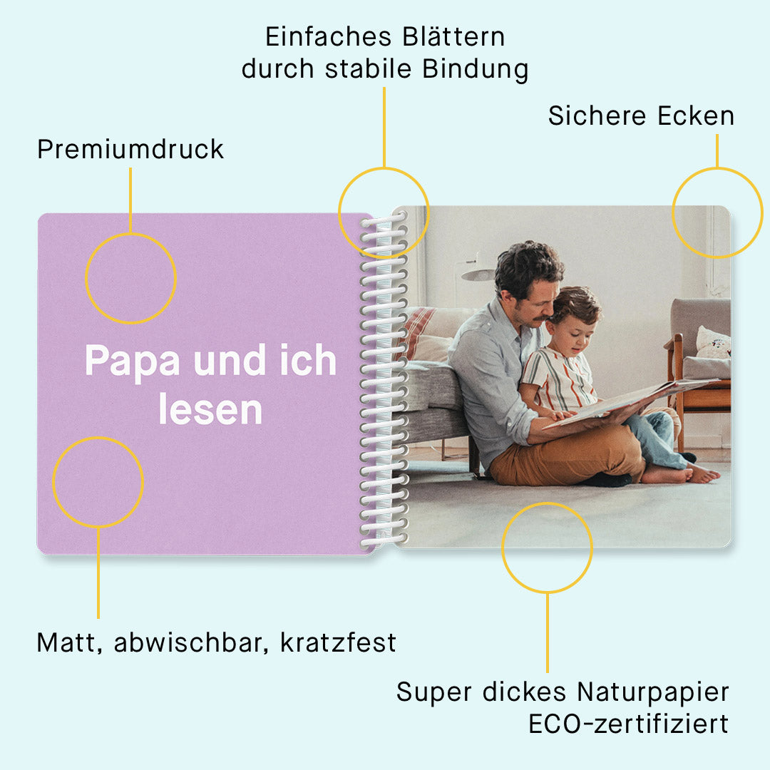 Fotobuch für Kinder "Papa und ich"