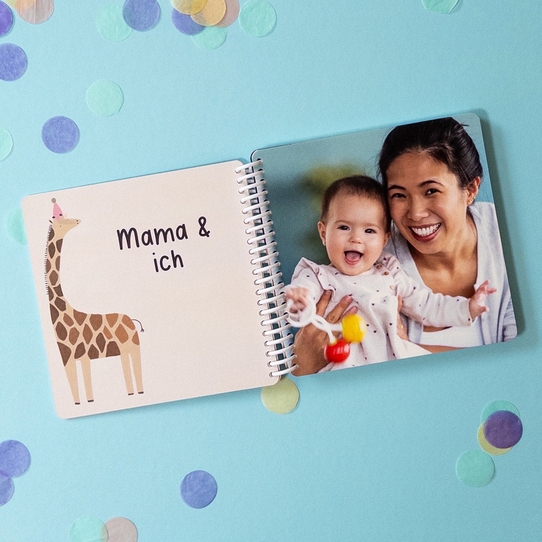 Fotobuch für Kinder "Geburtstag" mit Mama — Kleine Prints
