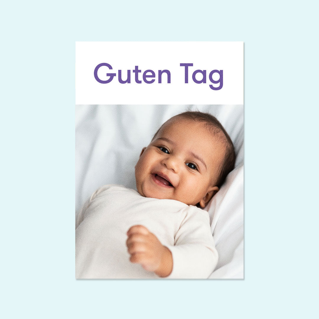 Geburtskarte Guten Tag von Kleine Prints