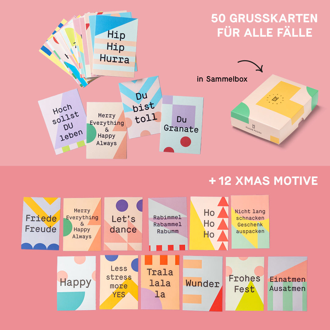 Kartenset Grußkarten für alle Fälle XMAS Edition