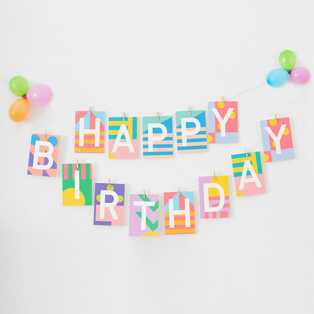 Kartenset HAPPY BIRTHDAY
