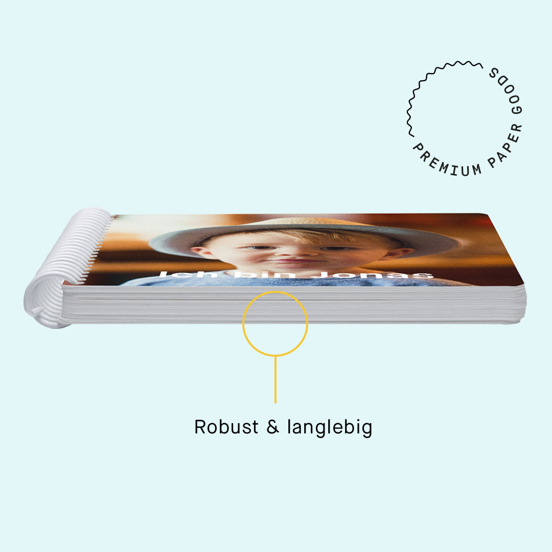 Ich Buch — Das Fotobuch für dein Kind mit dicken Pappseiten von Kleine Prints