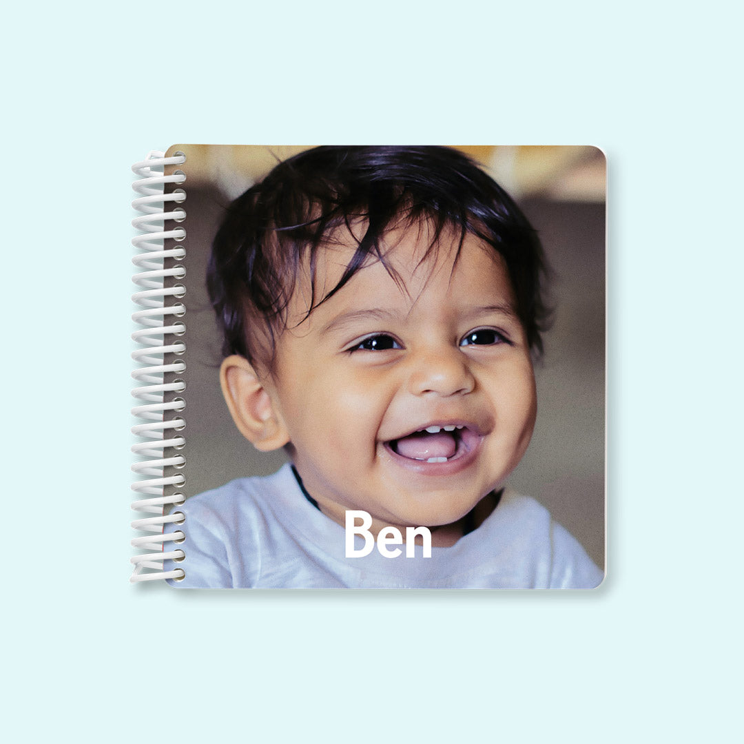 Fotobuch für Kinder mit dicken Pappseiten von Kleine Prints