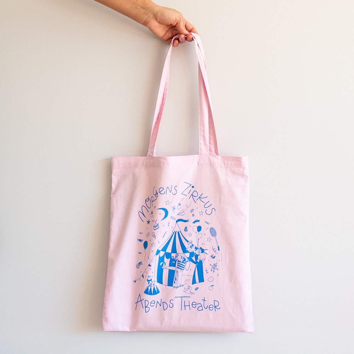 Beutel "Morgens Zirkus Abends Theater"
