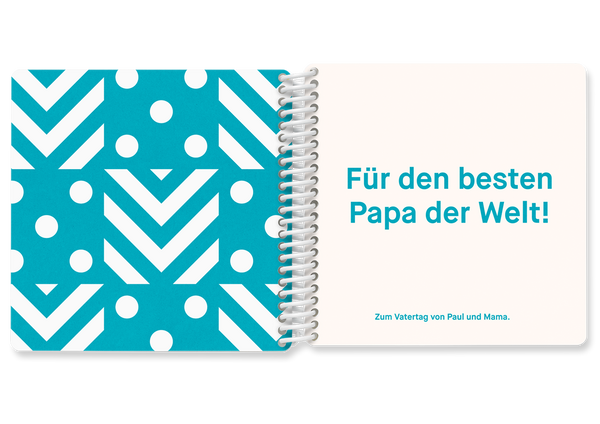 Papa und Ich Fotobuch zum Vatertag — Kleine Prints