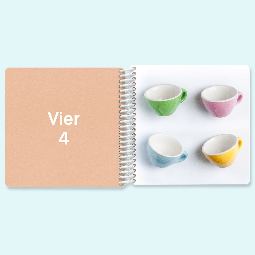 Zahlen lernen mit dem Fotobuch für Kinder von Kleine Prints