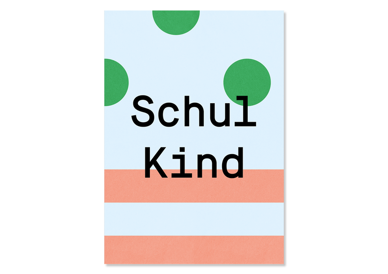 Design Grußkarte Schulkind von Kleine Prints