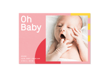 Geburtskarte Oh Baby von Kleine Prints