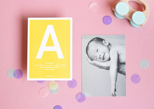 Hallo (neues) Baby: Die Geburtskarten im Kleine Prints Design — Kleine Prints