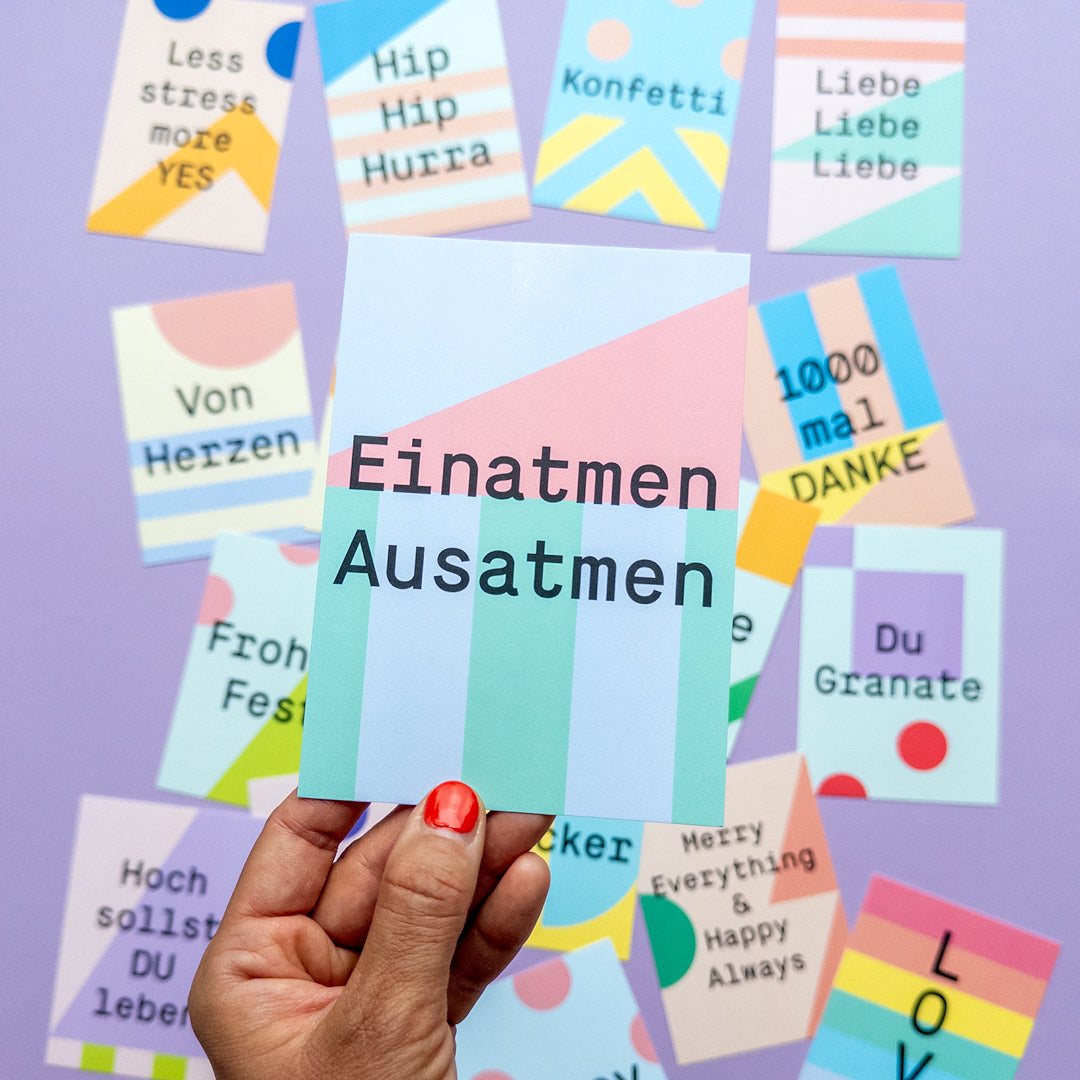 Kartenset 50 Grußkarten für alle Fälle
