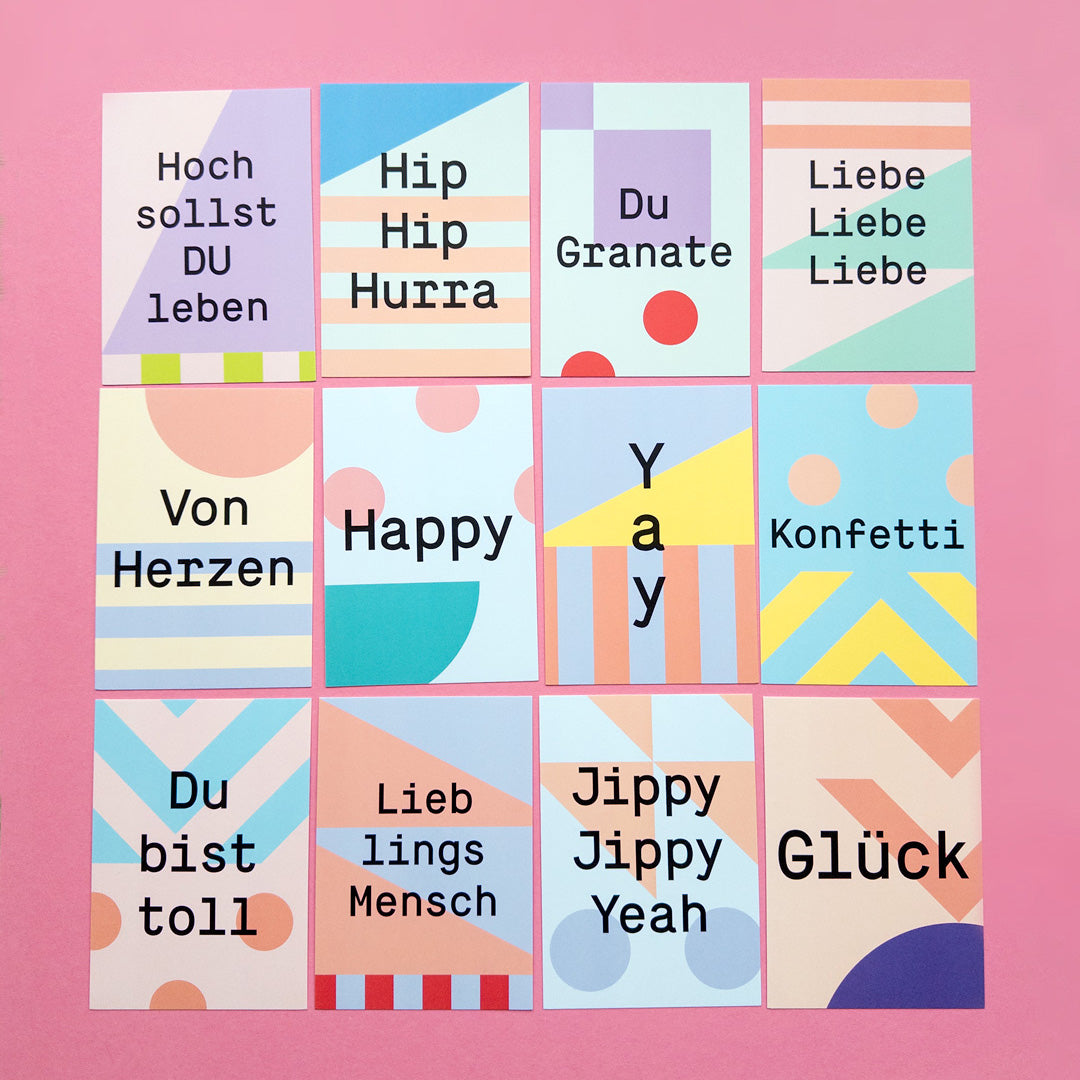 Kartenset GEBURTSTAGSPOST