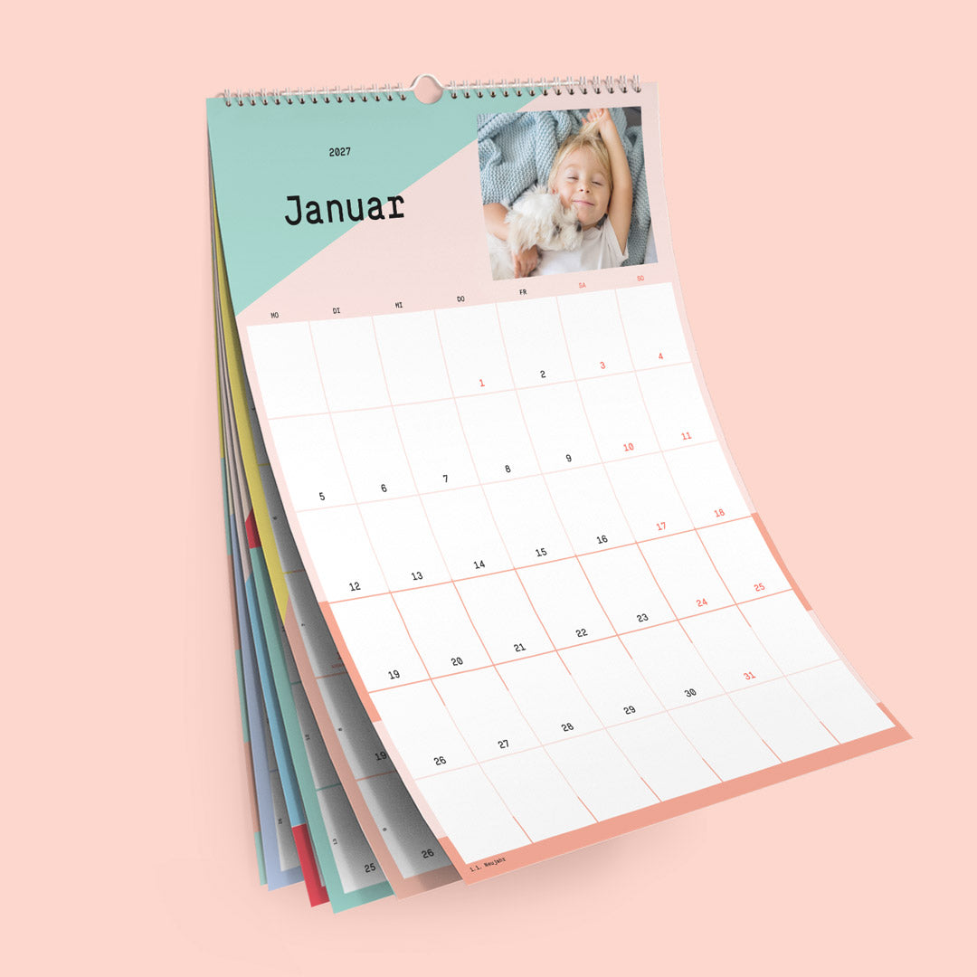Familienkalender mit Fotos Bild 1