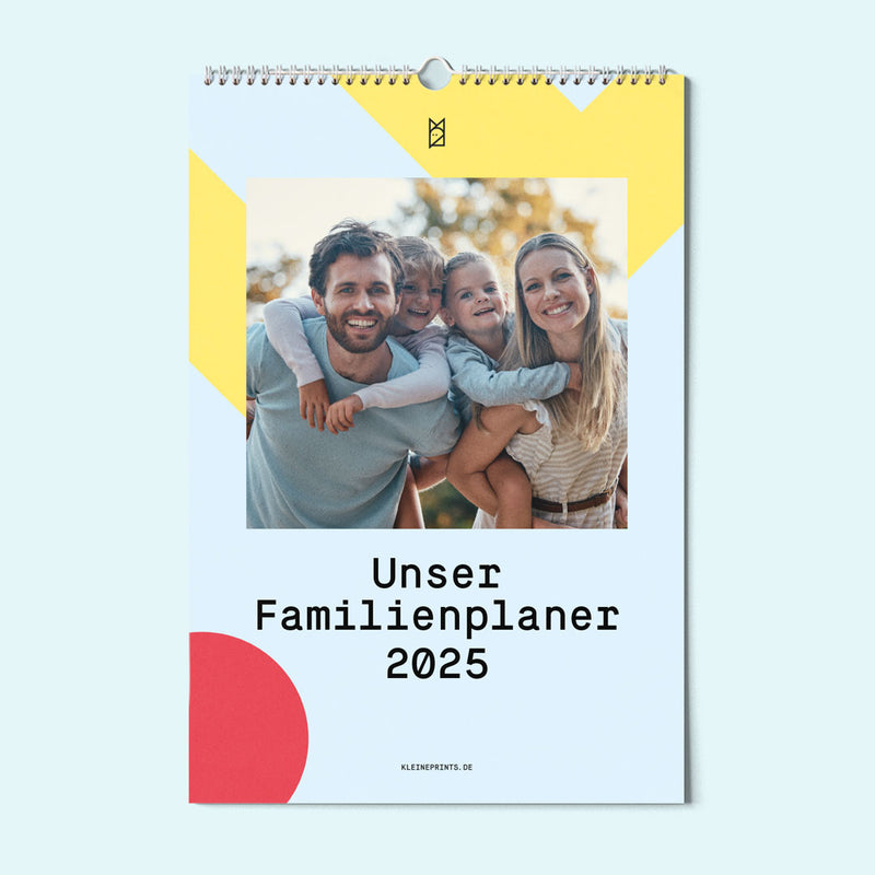 Familienplaner mit Fotos