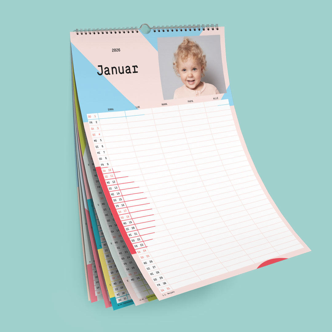 Familienplaner mit Fotos Bild 1
