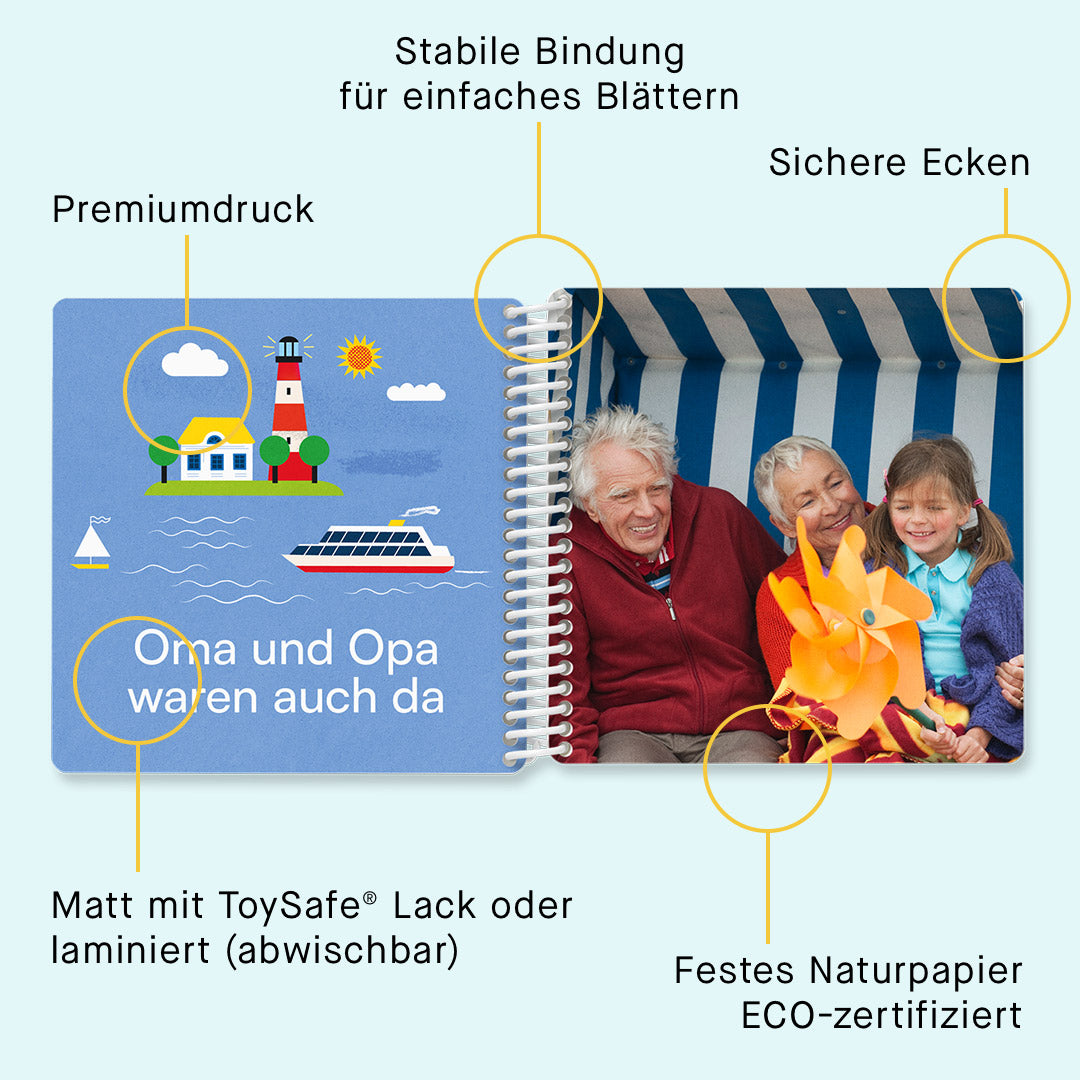 Fotobuch für Kinder Lieblingsstück-Edition "An der See" x HUMAN EMPIRE