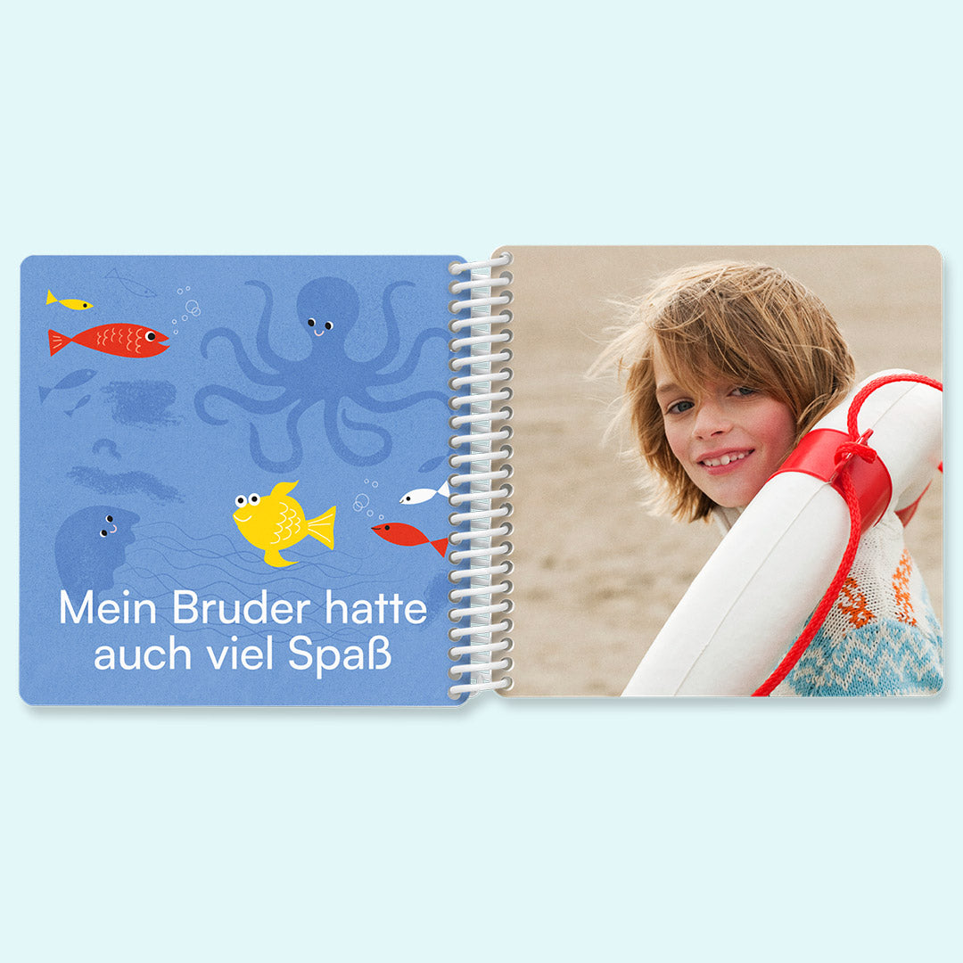 Fotobuch für Kinder mit Oktopus Illustration von HUMAN EMPIRE — Kleine Prints