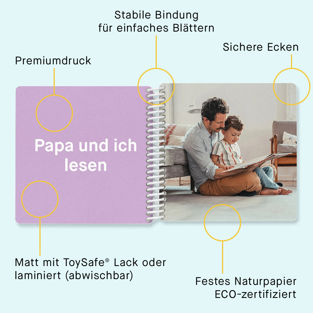 Fotobuch für Kinder "Papa und ich"