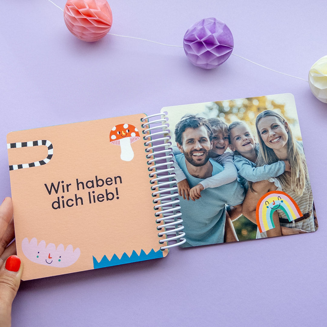 Fotobuch für Kinder Lieblingsstück-Edition "Happy Faces" x UNTER PINIEN