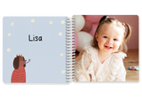 Süßes Fotobuch für Kinder mit Party-Tieren und Geburtstagsdesign — Kleine Prints