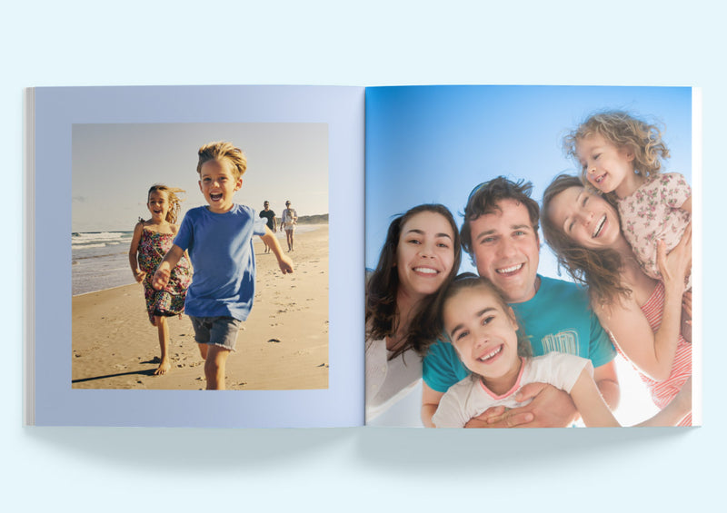 Premium Softcover Fotobuch auf Naturpapier gedruckt — Kleine Prints