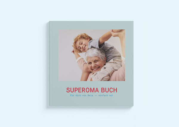 Geschenk für Oma: Fotobuch zum Ausfüllen — Kleine Prints