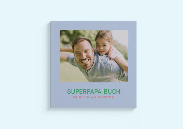 Papa Fotobuch zum Ausfüllen, Geschenk zum Vatertag — Kleine Prints