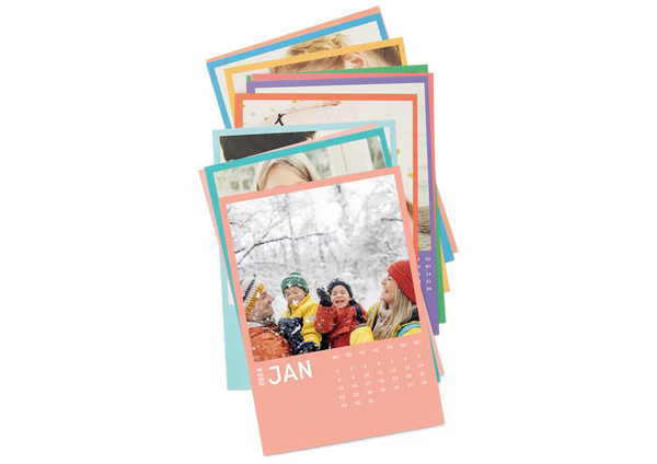 Moderner Postkartenkalender 2024 mit eigenen Fotos — Kleine Prints