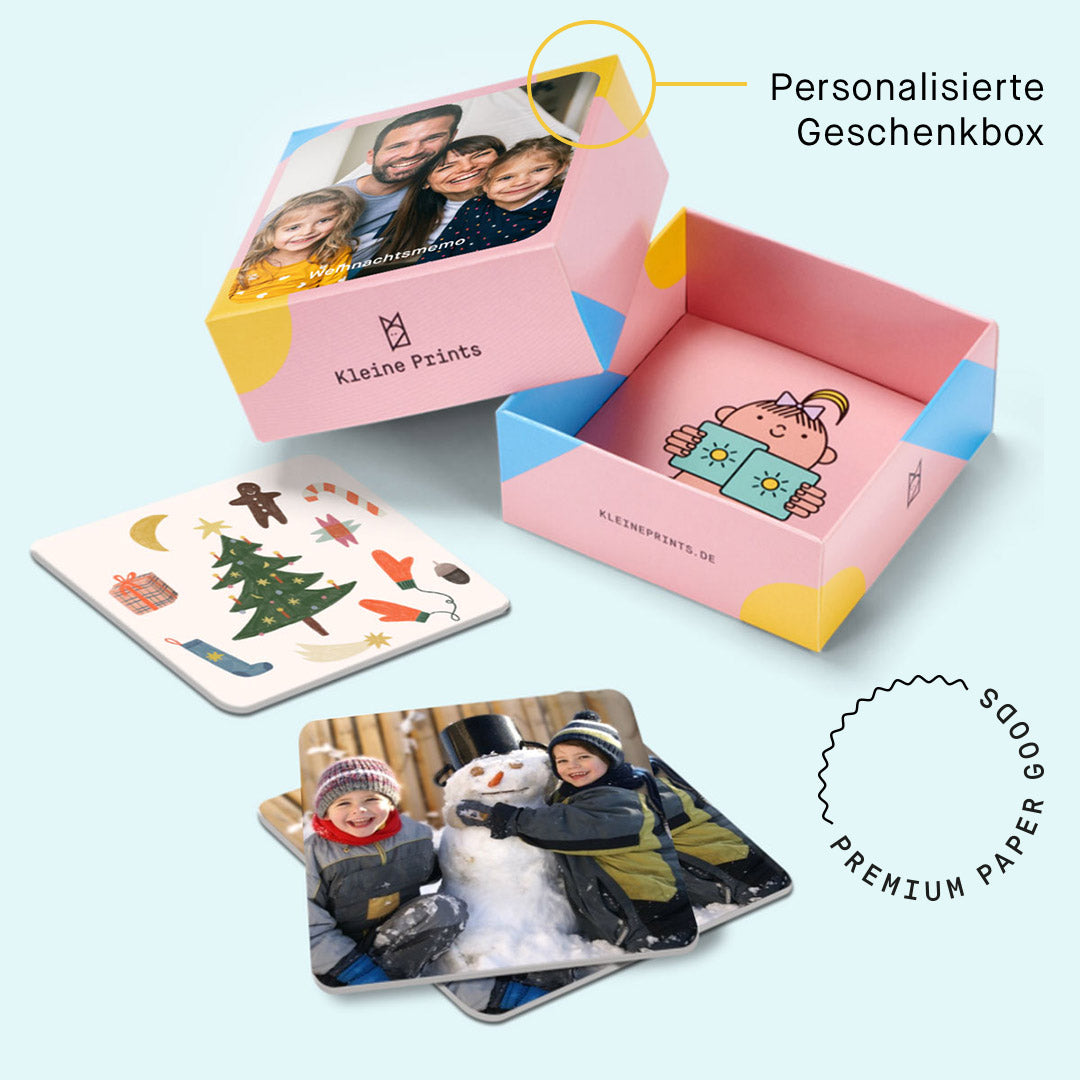 Memospiel mit Fotos Weihnachten