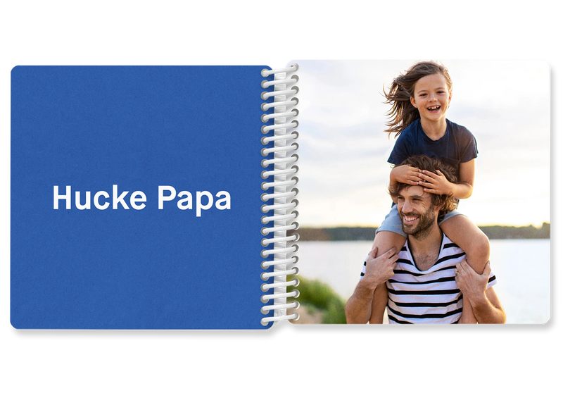 Papa und ich Fotobuch — Das beste Geschenk zum Vatertag von Kleine Prints