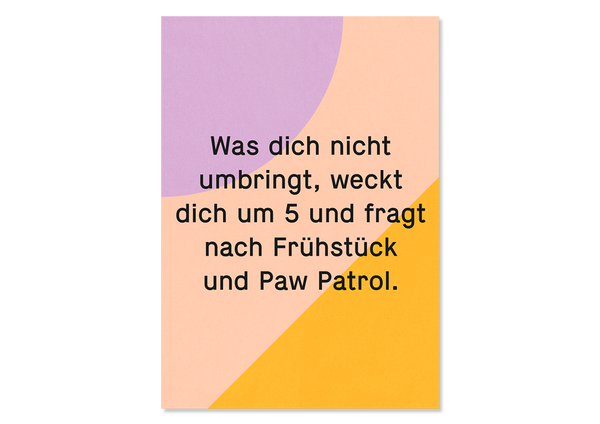 Spruch Postkarte "Kleine Wahrheiten" — Kleine Prints