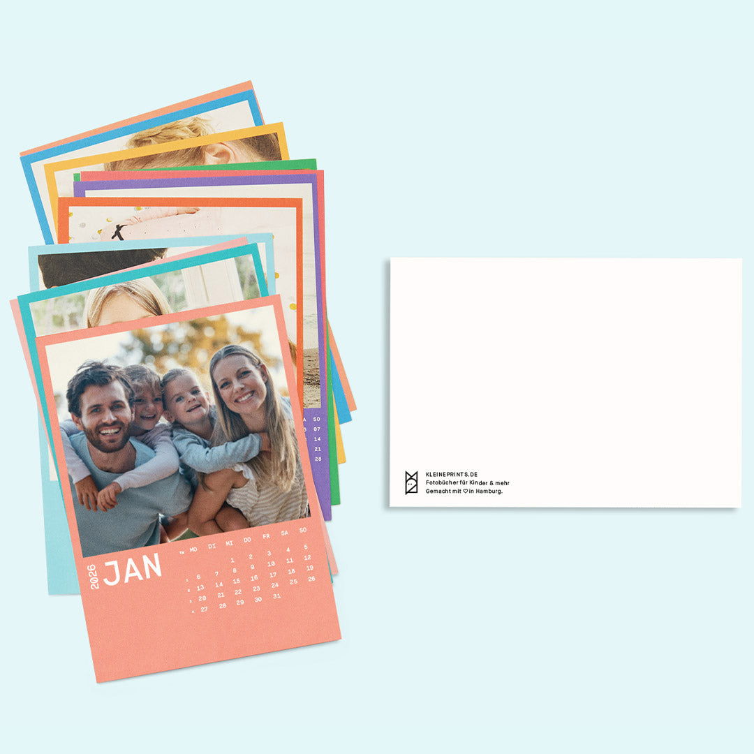 Personalisierter Tischkalender