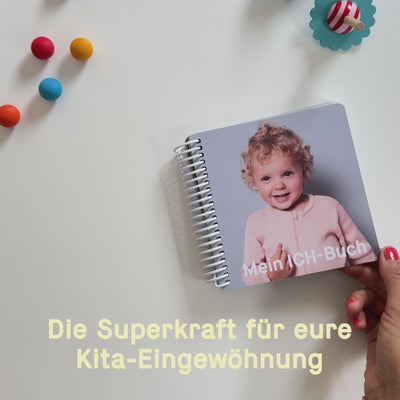 Ich Buch für Kinder erleichtert den Start in Kippe, Kita und Kindergarten — Kleine Prints