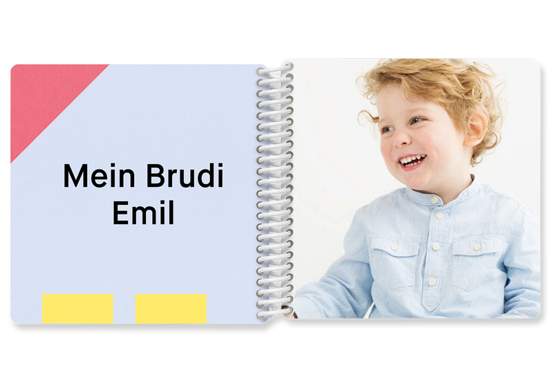 Design Fotobuch für Kinder: Mein Bruder — Kleine Prints