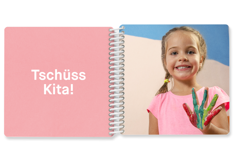 Hallo Schule Fotobuch zur Einschulung und bestes Geschenk für die Schultüte — Kleine Prints