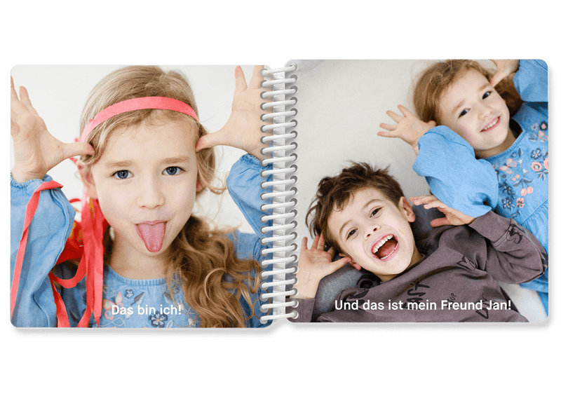 Fotobuch für Kinder mit Pappseiten von Kleine Prints